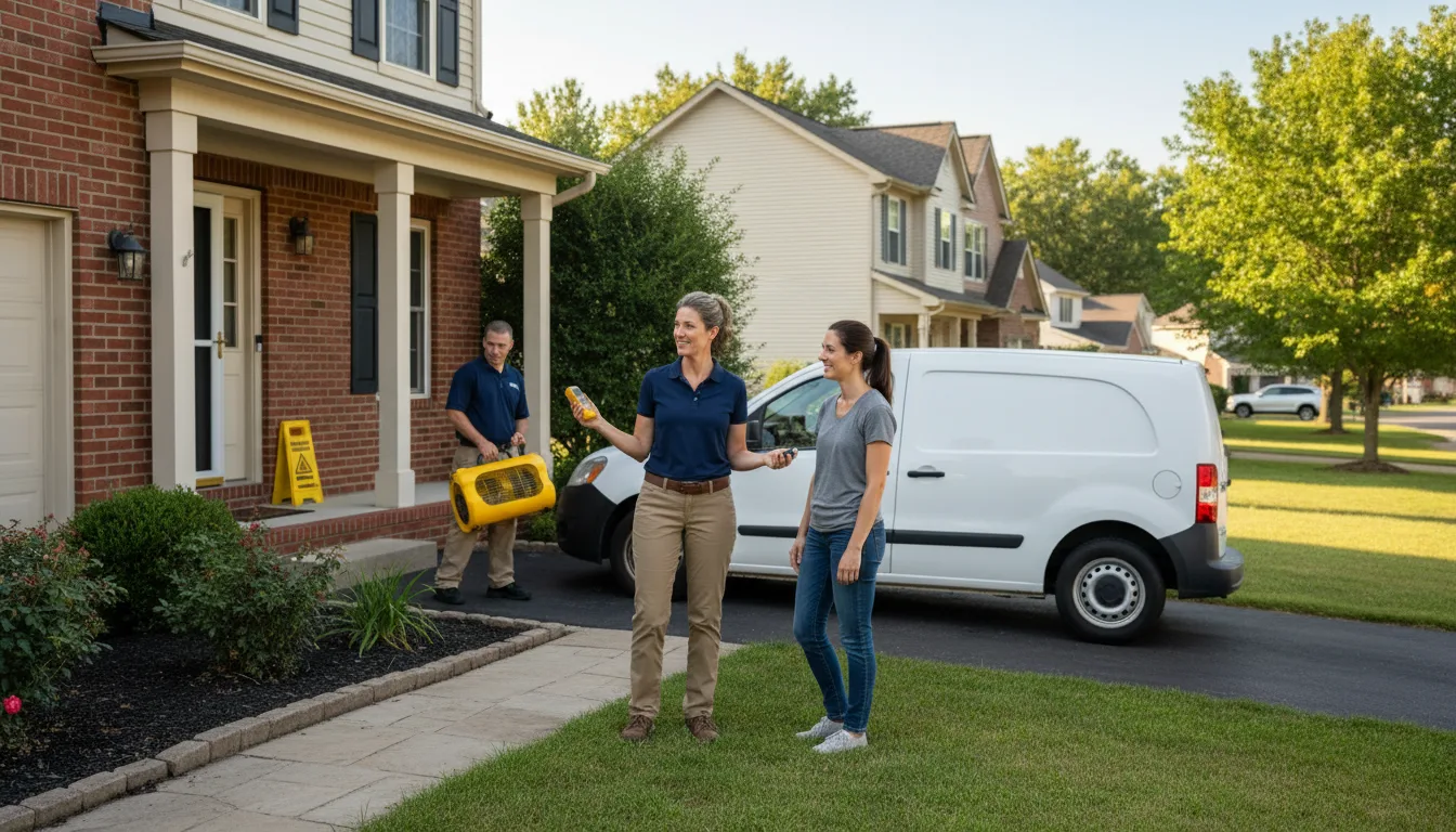 Residential water damage restoration in Maumelle, AR